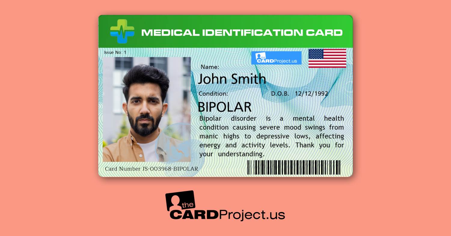 Bipolar Premium Medical Card (FRONT)